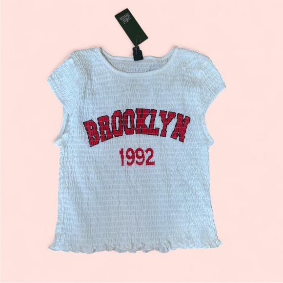 wild fable Tops - Wild Fable White and Red Graphic Tee